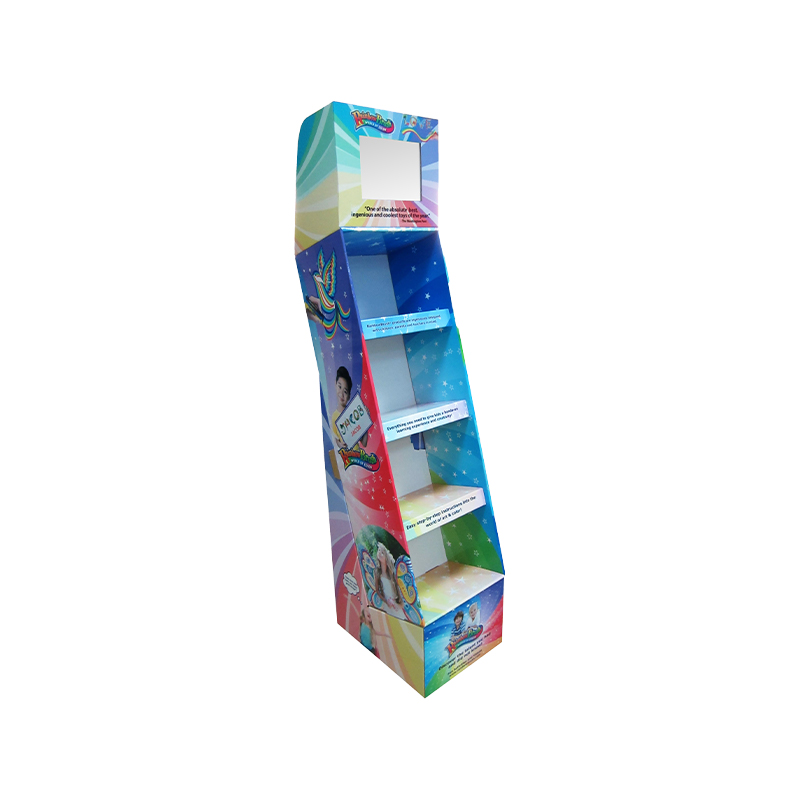 Struktur sederhana tetapi warna cerah tradasi tradisional Pop Display Stand